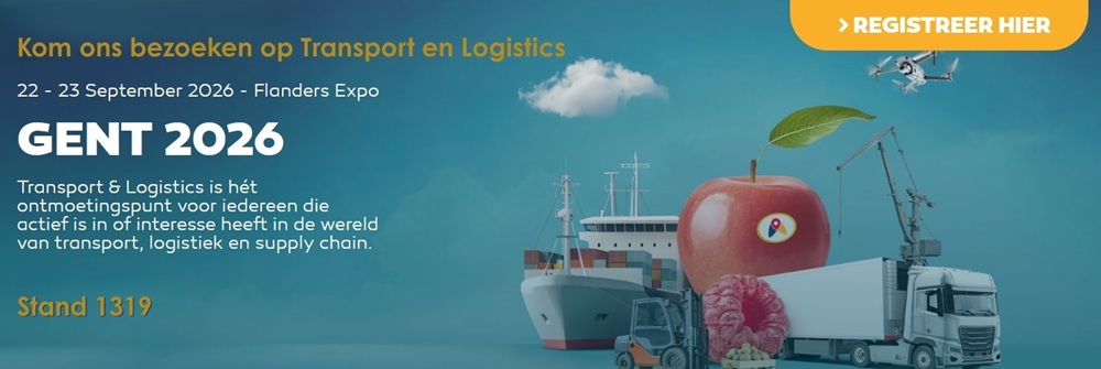 Kom ons bezoeken op Transport & Logistics Gent, stand 1319
